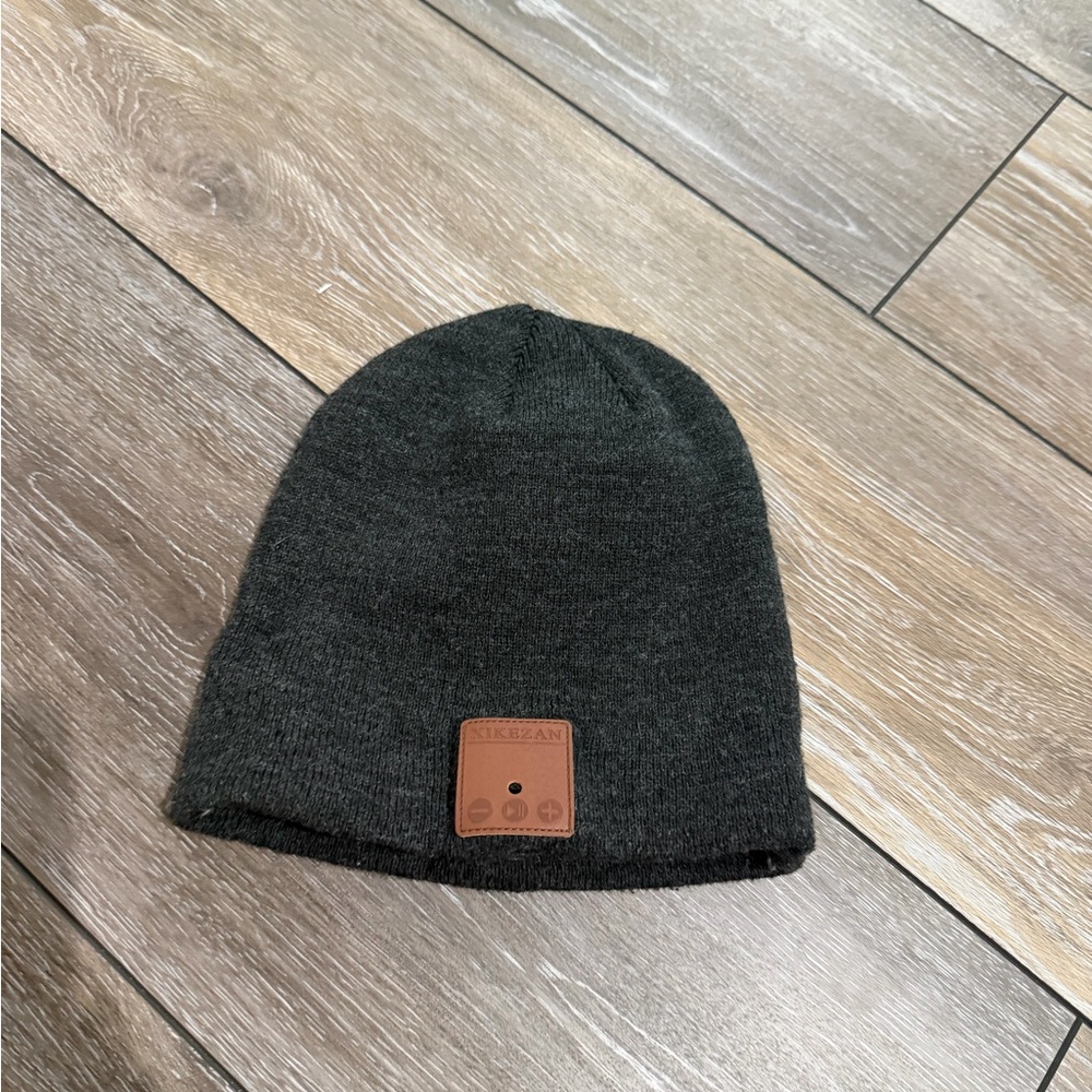 Dark Gray Knit Beanie